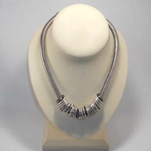 Silver Rhinestone Necklace